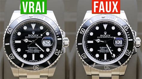 comment voir si une rolex est fausse|Comment reconnaitre une vrai Rolex de .